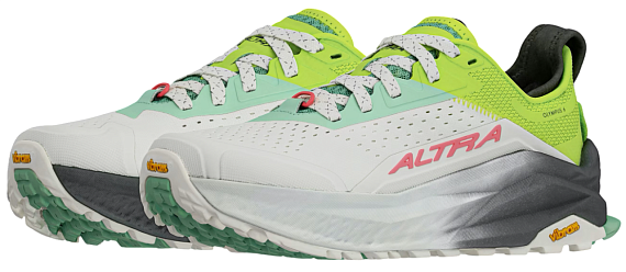Кроссовки женские Altra Olympus 6 Gray/Lime - Фото 3 большая