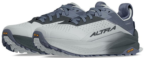 Кроссовки женские Altra Olympus 6 Gray/Blue - Фото 3 большая