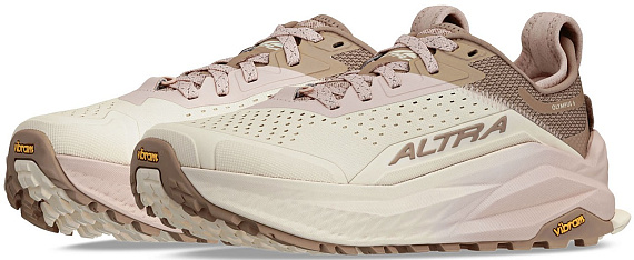 Кроссовки женские Altra Olympus 6 Taupe/Pink - Фото 2 большая