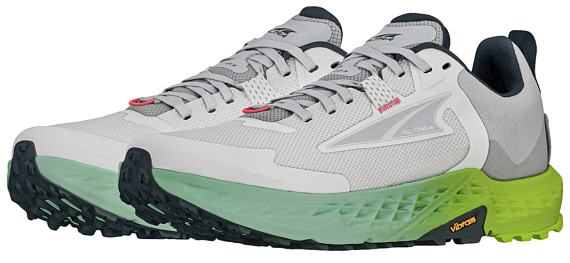 Кроссовки женские Altra Timp 5 Gray/Lime - Фото 4 большая