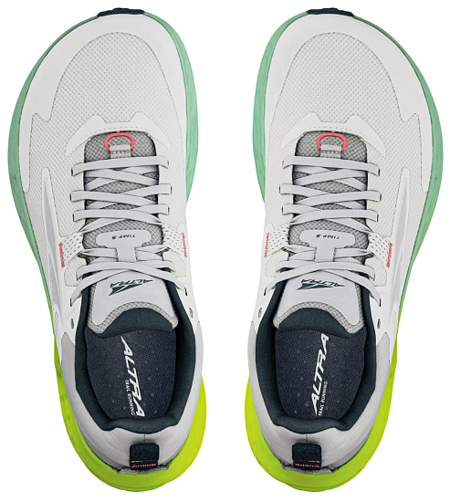 Кроссовки женские Altra Timp 5 Gray/Lime - Фото 5 большая