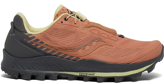Кроссовки женские Saucony Peregrine 11 ST Rust/Charcoal - Фото 1 большая