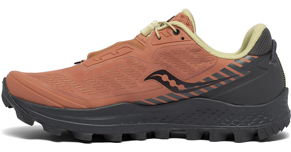Кроссовки женские Saucony Peregrine 11 ST Rust/Charcoal - Фото 2 большая