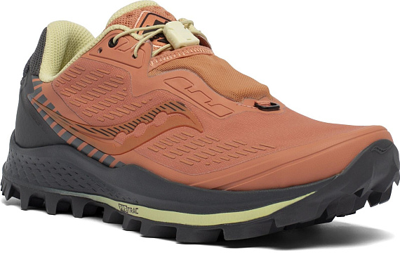 Кроссовки женские Saucony Peregrine 11 ST Rust/Charcoal - Фото 5 большая