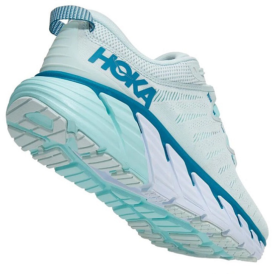 Кроссовки женские Hoka Gaviota 3 Morning Mist/Blue Tint - Фото 4 большая