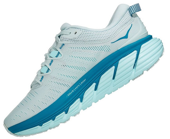 Кроссовки женские Hoka Gaviota 3 Morning Mist/Blue Tint - Фото 5 большая