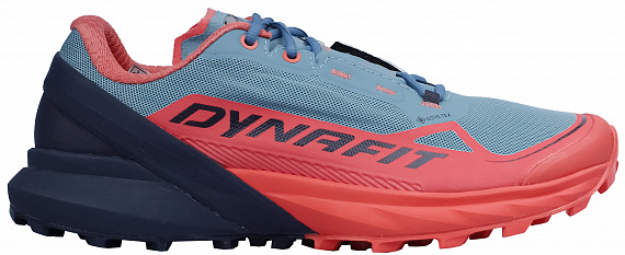 Кроссовки женские Dynafit Ultra 50 Gtx Brittany Blue/Hot Coral - Фото 1 большая