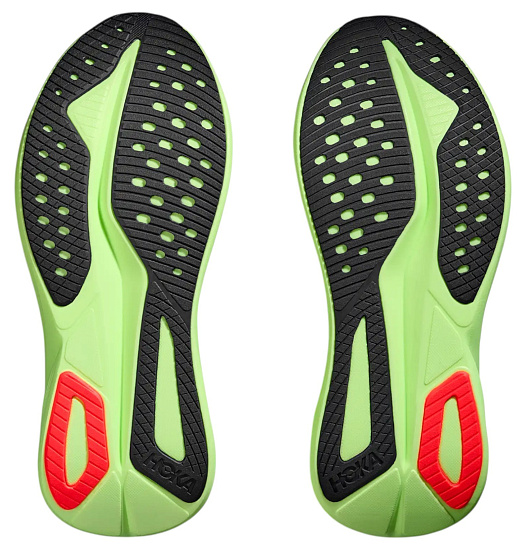 Кроссовки женские Hoka Mach 7 Frost/Neon Yuzu - Фото 7 большая