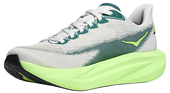Кроссовки женские Hoka Mach 7 Frost/Neon Yuzu - Фото 3 большая