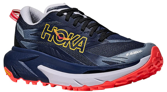 Кроссовки женские Hoka Mafate 5 Midnight Blue/Starlight Glow - Фото 6 большая