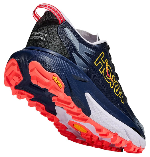 Кроссовки женские Hoka Mafate 5 Midnight Blue/Starlight Glow - Фото 4 большая