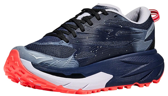 Кроссовки женские Hoka Mafate 5 Midnight Blue/Starlight Glow - Фото 3 большая