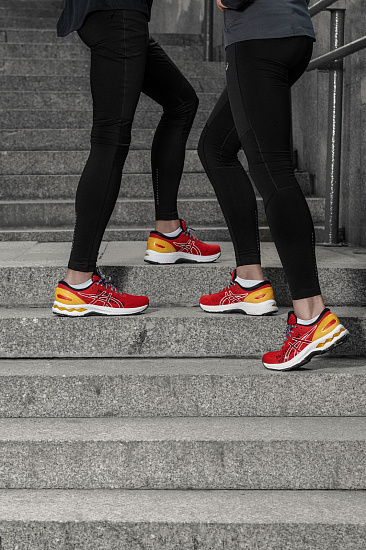 Кроссовки женские ASICS Gel-Kayano 27 Red - Фото 4 большая