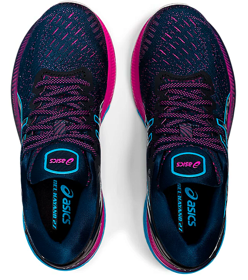 Кроссовки женские ASICS Gel-Kayano 27 French Blue/Digital Aqua - Фото 4 большая