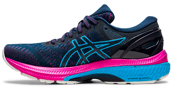 Кроссовки женские ASICS Gel-Kayano 27 French Blue/Digital Aqua - Фото 6 большая