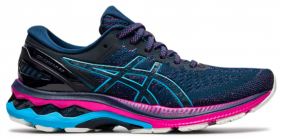 Кроссовки женские ASICS Gel-Kayano 27 French Blue/Digital Aqua - Фото 1 большая