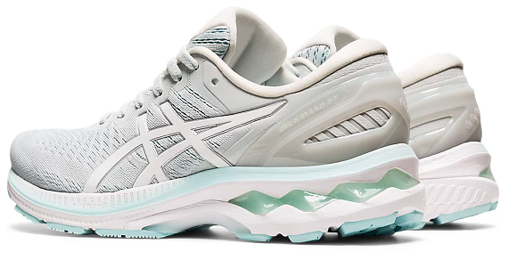 Кроссовки женские ASICS Gel-Kayano 27 Glacier Grey/White - Фото 7 большая
