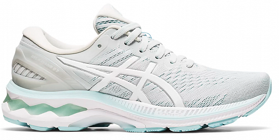 Кроссовки женские ASICS Gel-Kayano 27 Glacier Grey/White - Фото 1 большая