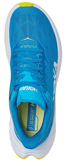 Кроссовки женские Hoka W Carbon X 2 Diva Blue/Citrus - Фото 6 большая