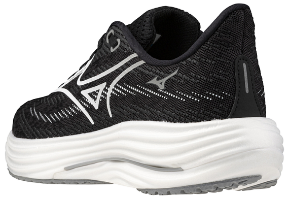 Кроссовки женские Mizuno Wave Rider 29 Black Sand/White/Black - Фото 2 большая