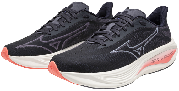 Кроссовки женские Mizuno Neo Cosmo Odyssey Gray/Icelandic Blue/St - Фото 9 большая