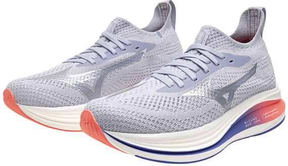 Кроссовки женские Mizuno Neo Zen Icelandic Blue/Silver/Striking - Фото 9 большая