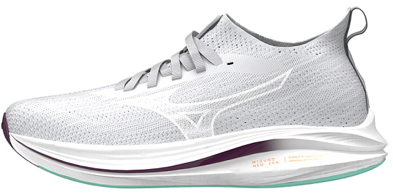 Кроссовки женские Mizuno Neo Zen Nimbus Cloud/White/Ice Green - Фото 5 большая