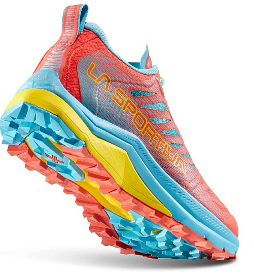 Кроссовки женские La Sportiva Jackal II Hibiscus/Malibu Blue - Фото 4 большая