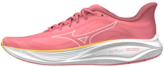 Кроссовки женские Mizuno Neo Cosmo Striking Coral/Snow White/Citra - Фото 6 большая