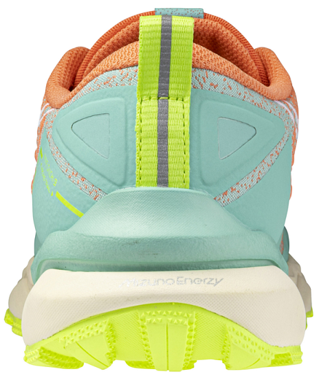 Кроссовки женские Mizuno Wave Daichi 9 Fresh Salmon/White/Sharp Green - Фото 2 большая