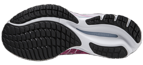 Кроссовки женские Mizuno Wave Rider 26 Fuchsia/HBlue/Innuendo - Фото 5 большая
