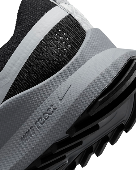 Кроссовки женские Nike React Pegasus Trail 4 Black/Aura-Dark Grey-Wolf Grey - Фото 8 большая