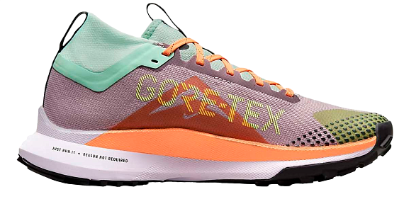 Кроссовки женские Nike Pegasus Trail 4 Gtx Purple Smoke/Peach Cream-Enamel Green - Фото 2 большая