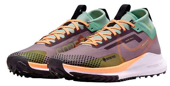 Кроссовки женские Nike Pegasus Trail 4 Gtx Purple Smoke/Peach Cream-Enamel Green - Фото 3 большая