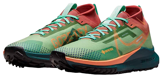 Кроссовки женские Nike Pegasus Trail 4 Gtx Alligator/Orange Trance-Mint Foam - Фото 3 большая