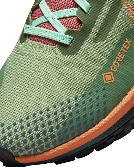 Кроссовки женские Nike Pegasus Trail 4 Gtx Alligator/Orange Trance-Mint Foam - Фото 7 большая