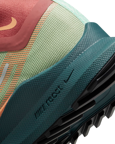 Кроссовки женские Nike Pegasus Trail 4 Gtx Alligator/Orange Trance-Mint Foam - Фото 8 большая