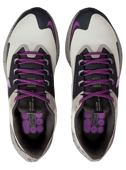 Кроссовки женские Nike Air Zoom Pegasus 39 Shield Light Bone/Vivid Purple-Cobblestone - Фото 3 большая