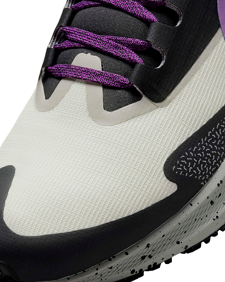 Кроссовки женские Nike Air Zoom Pegasus 39 Shield Light Bone/Vivid Purple-Cobblestone - Фото 7 большая