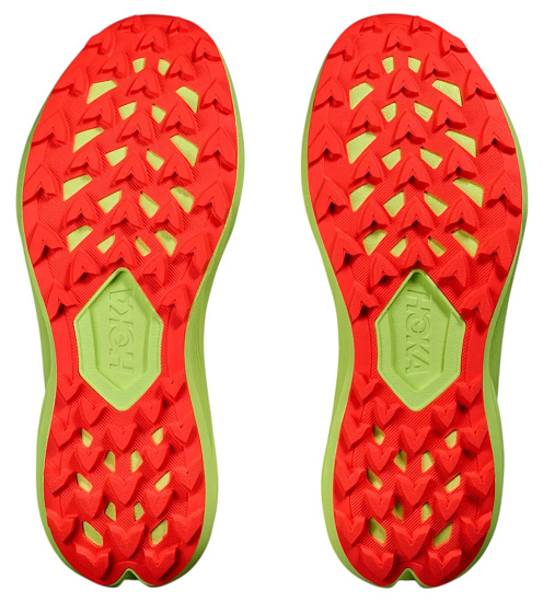 Кроссовки женские Hoka Zinal 3 Squid Ink/Neon Yuzu - Фото 7 большая