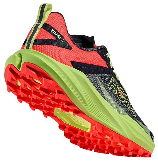 Кроссовки женские Hoka Zinal 3 Squid Ink/Neon Yuzu - Фото 4 большая