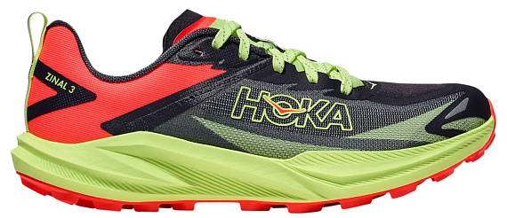 Кроссовки женские Hoka Zinal 3 Squid Ink/Neon Yuzu - Фото 1 большая