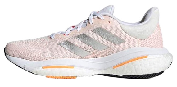 Кроссовки женские Adidas Solar Glide 5 Cwhite/Silvmt/Ltflor - Фото 5 большая