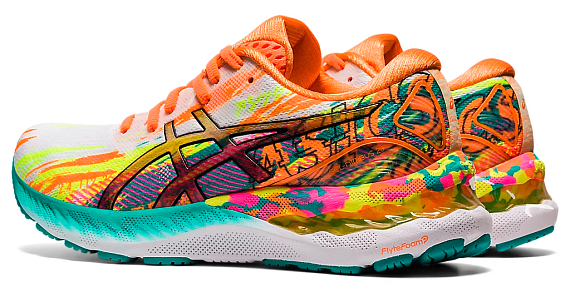 Кроссовки женские ASICS Gel-Nimbus 23 Hot Pink/Sour Yuzu - Фото 4 большая
