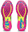 Кроссовки женские ASICS Gel-Noosa Tri 12 Pink Glo/Safety Yellow - Фото 8 малая