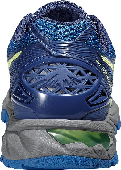 Кроссовки женские ASICS GEL-FujiTrabuco 4 Синий/Зеленый/Черный - Фото 4 большая