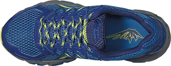 Кроссовки женские ASICS GEL-FujiTrabuco 4 Синий/Зеленый/Черный - Фото 5 большая
