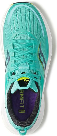Кроссовки женские Saucony Tempus Cool Mint/Acid - Фото 3 большая