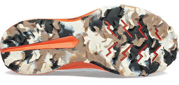 Кроссовки женские Saucony Peregrine 13 Fog/Zenith - Фото 4 большая
