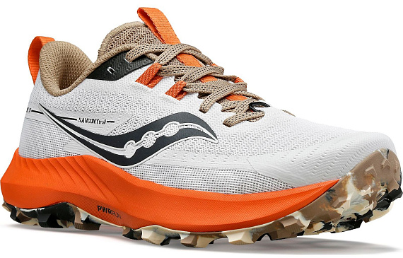 Кроссовки женские Saucony Peregrine 13 Fog/Zenith - Фото 5 большая
